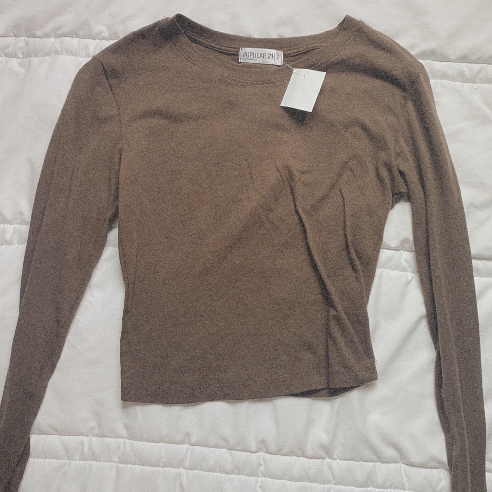 popular 21 brown long sleeve